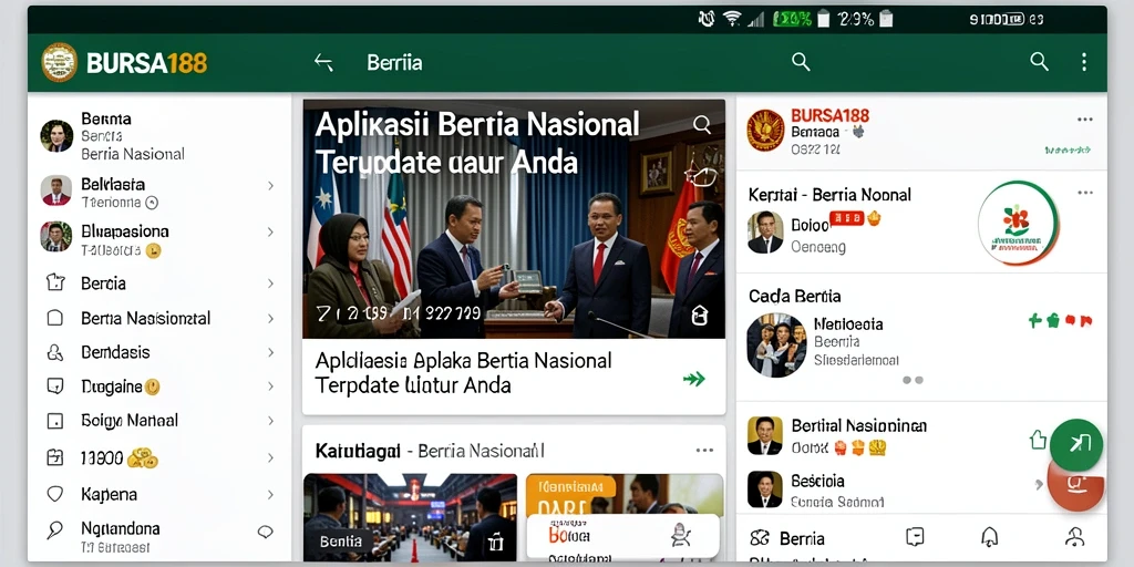 Tampilan antarmuka aplikasi BURSA188 untuk berita nasional.