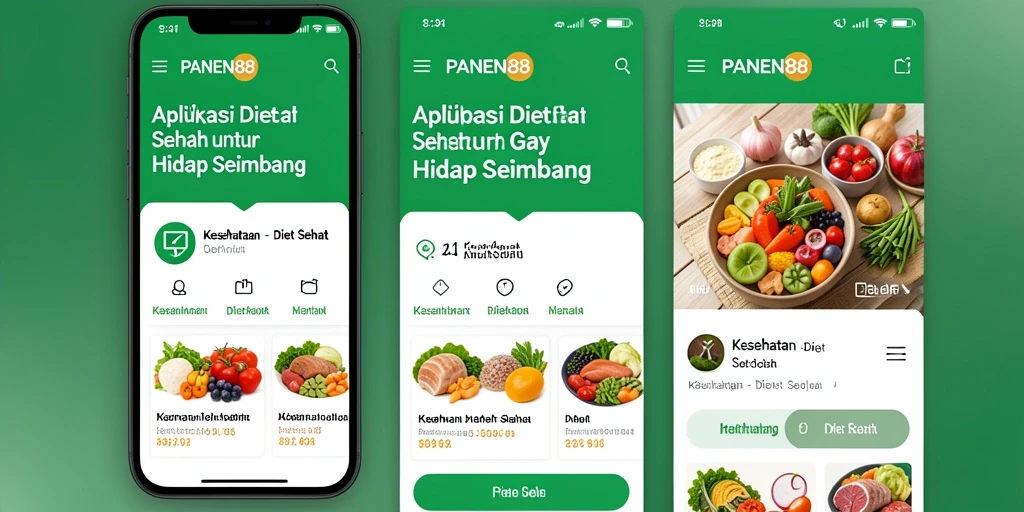 Antarmuka aplikasi PANEN88 yang informatif dan mudah digunakan.