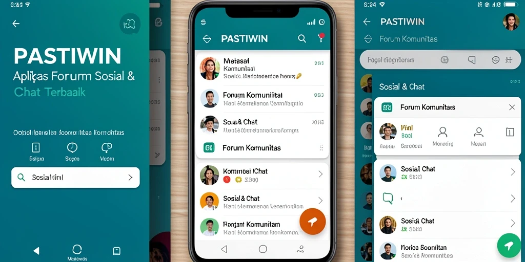 Antarmuka aplikasi PASTIWIN yang menarik dan mudah digunakan.