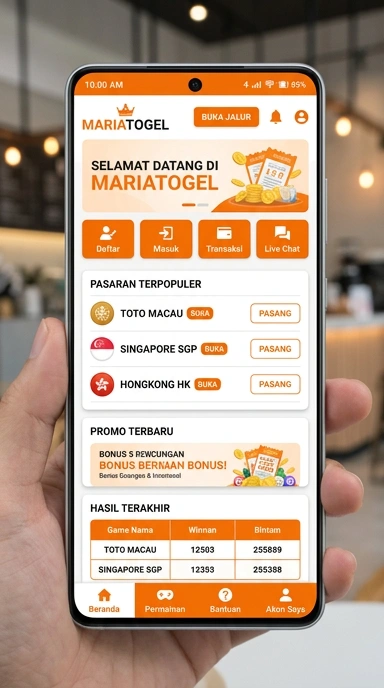 Tampilan link alternatif mariatogel